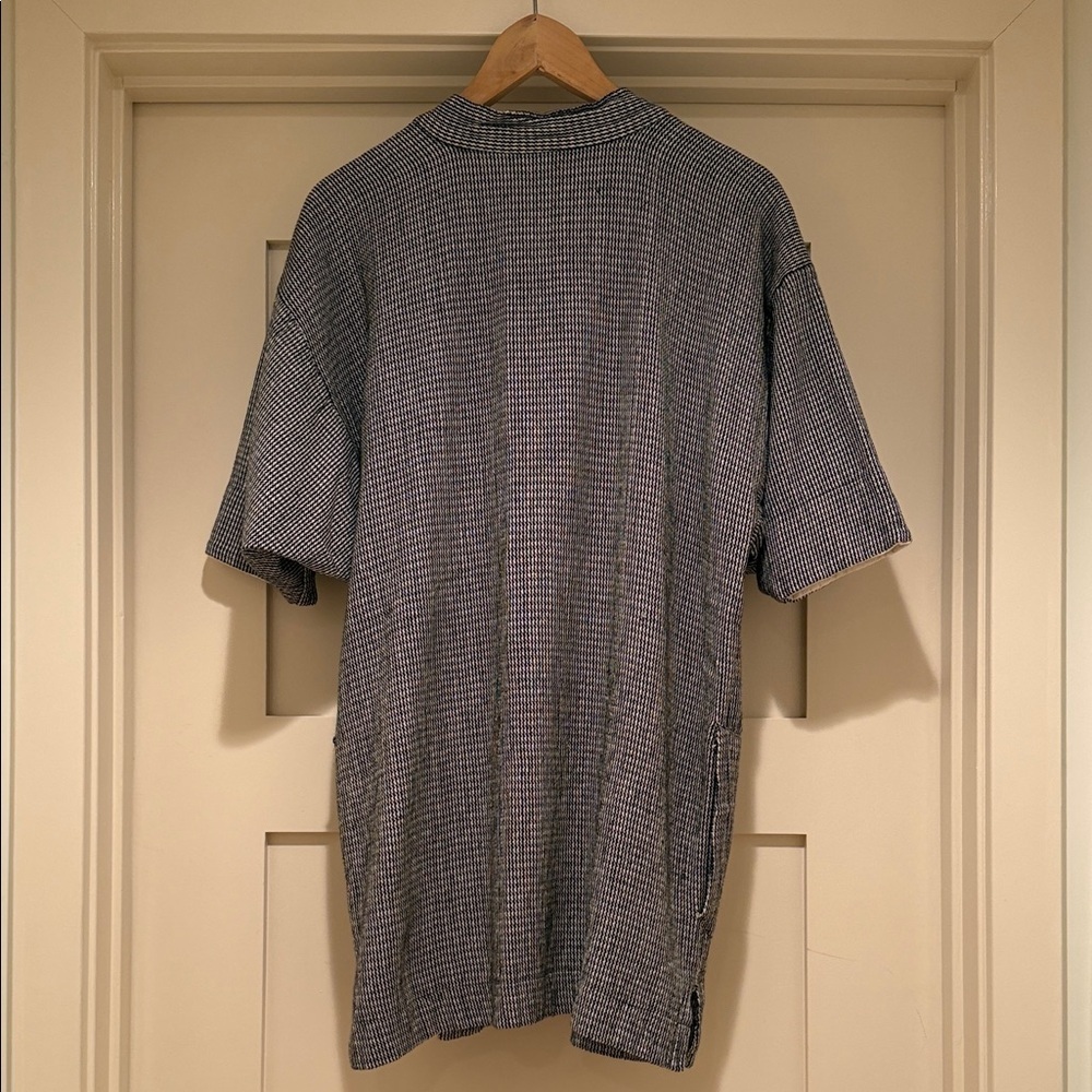 Newmarket Goods Indigo Cotton Kimono Cardigan | Medium - Picture 6 of 7